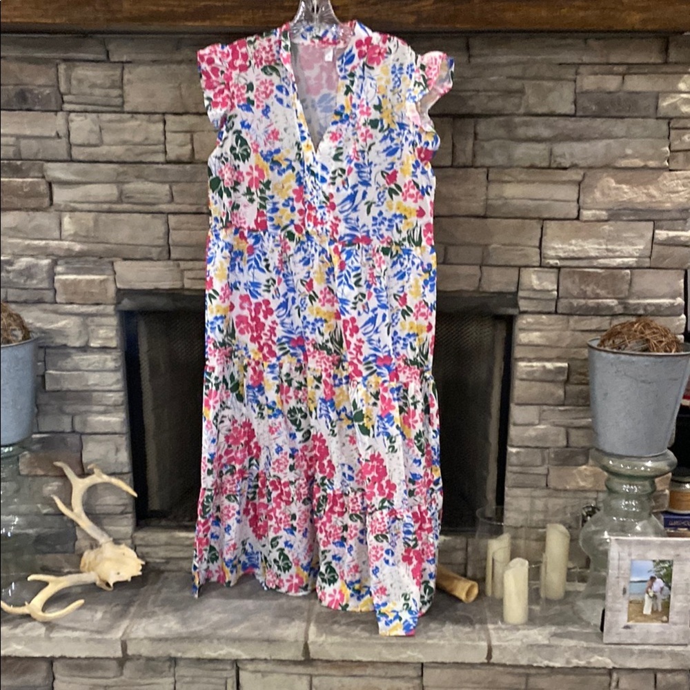 Floral‎ Multicolor Dress